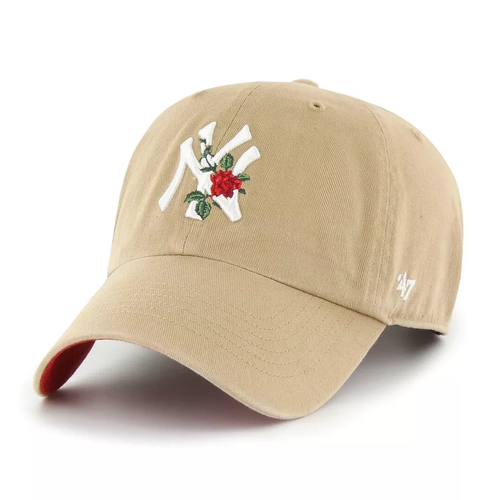 47 Brand New York Yankees '47 Clean Up Cap Khaki Thorn B-THRNC17GWS-KH - Foto 4 di 4