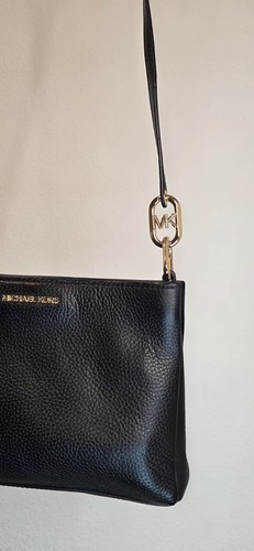 Michael Kors Trisha Medium Pebbled Leather Crossbody Bag in black  - Bild 5 von 24