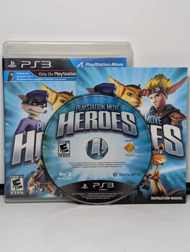 PlayStation Move Heroes (Sony PlayStation 3, 2011) PS3 CIB Complete Tested