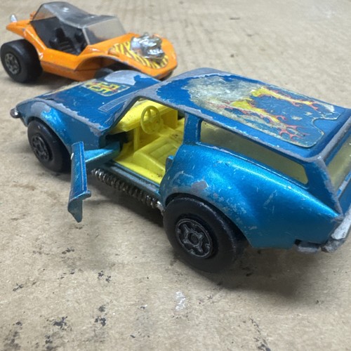 Matchbox Toy Car Lot Sand Cat And Corbett Caper Cart - Picture 11 of 13