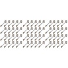 60 Sätze 3-in-1-Nockenbeschläge mit Dübel und voreingelegter Mutter für