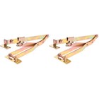  2 Pack Lift Hinge Adjustable Lifting Bracket Folding up Spring Hinges