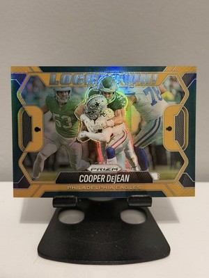2025 Panini Prizm Cooper DeJean Lockdown Gold #/10 Eagles