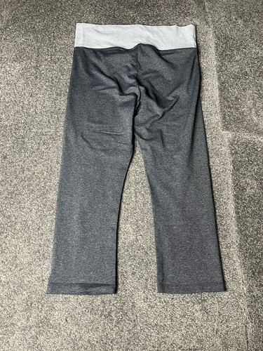 Lorna Jane Pants Womens Medium Grey Pink High Rise Believe Carpi Tight Ladies - Picture 2 of 14