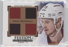2015 Upper Deck Portfolio Profiles Materials Quad Jerseys Oliver Ekman-Larsson