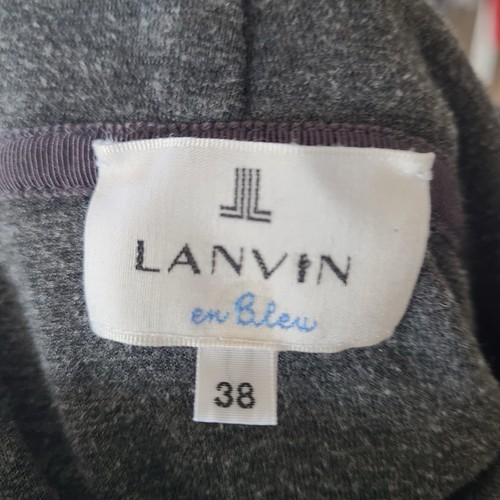 Sudadera con capucha para mujer LANVIN en Bleu azul marino talla 38 lazos - Imagen 3 de 10