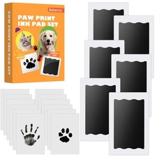 Nabance Baby Hand and Footprint Kit Paw Print Kit for Dog Cats 6 Inkless Prin...