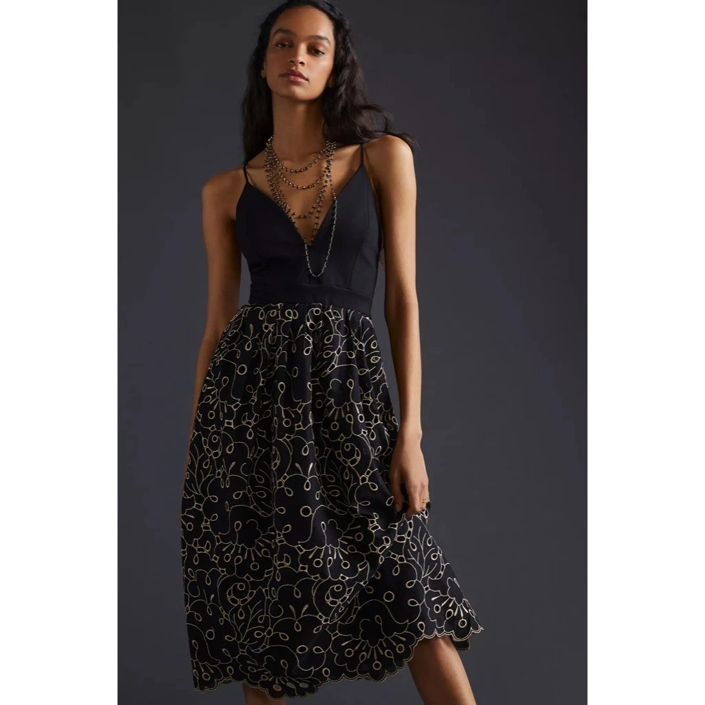 Anthropologie Gold Dresses for Women for sale | eBay