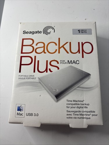 Portátil Seagate Backup Plus USM para Mac 1 TB, externo (STBW1000900) - Imagen 1 de 13