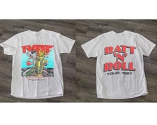 Vintage 1987 Ratt Dancing Undercover Tour Hard Rock Heavy Metal Shirt S-5XL
