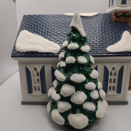 Wedding Chapel 1994 - Dept 56 - The Original Snow Village - Working Light - Imagen 5 de 24
