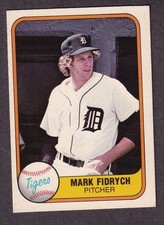 1981 Fleer Baseball card #462 Detroit Tigers Mark Fidrych