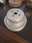 Oldsmobile? WATER PUMP PULLEY  2 grooves. Powered Coated. Used