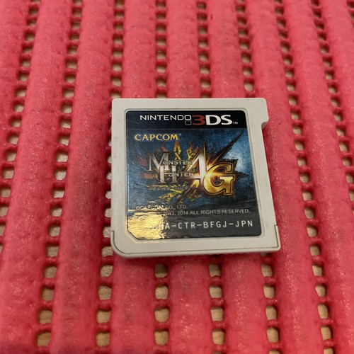 Nintendo 3DS Monster Hunter 4G Japanese Action Games CAPCOM Japan c674 - Picture 1 of 2