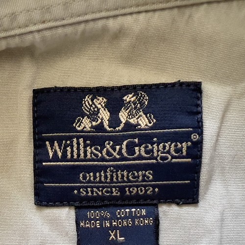 Willis & Geiger Bush Poplin Shirt Mens XL Khaki Long Sleeve Button Up Lot Of 3 - Bild 13 von 20