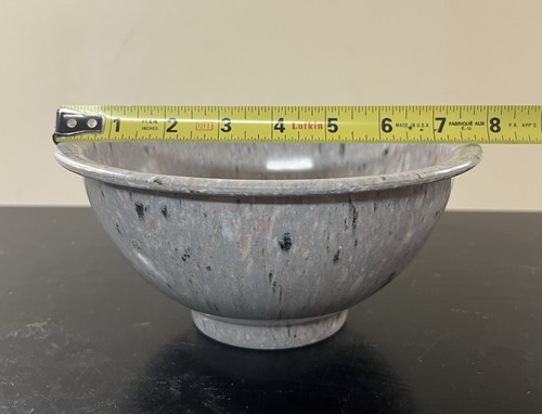 Vintage MCM Texas Ware Mixing Bowl # 111 Melmac Melamine Confetti Blue / Gray - 第 1/5 張圖片