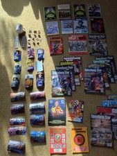 Speedway Memorabilia Bundle - pins, mug, magazines, programmes, book etc