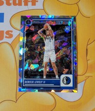 2023-24 Panini NBA Hoops Premium Stock - Ice Prizm #253 Dereck Lively (RC)