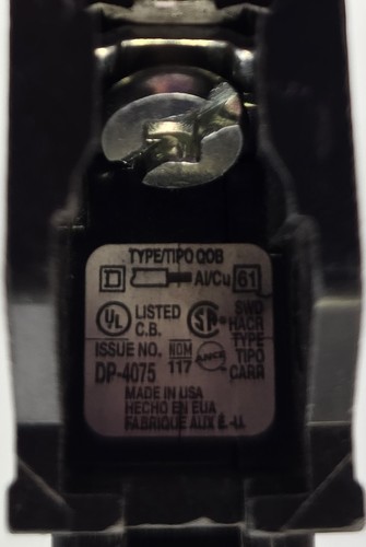 Vierkant D Anschraubschutzschalter QHB120 65KA 20A 1P 120/240V - Bild 14 von 17