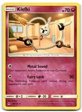 2018 Sun & Moon - Forbidden Light Pokemon TCG Card Klefki #89