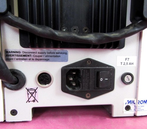 Microtomo giratorio motorizado manual Microm HM355-S y soporte para cuchillos (repuestos reparación) - Imagen 4 de 20