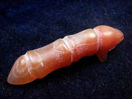 Old Nephrite Jade Stone Carved HongShan Culture Beast w/ Long Penis #01262412 - Picture 6 of 6