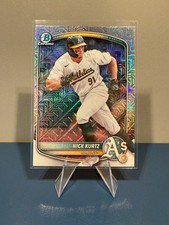 NICK KURTZ  2025 Bowman #BCP-114  Chrome Prospects Mojo Refractor