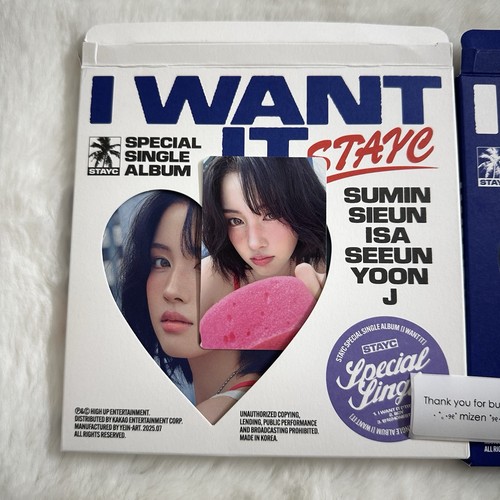STAYC Special Single I WANT IT ALBUM SET (Sun & Burn) - Yoon Fotokarten Set - Bild 2 von 7
