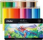 Ohuhu Colouring Pencils, 72 Blendable High Pigmentation 72 count (Pack of 1) 