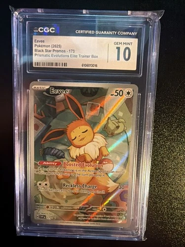 Pokémon TCG Eevee Black Star Promo 173 CGC 10