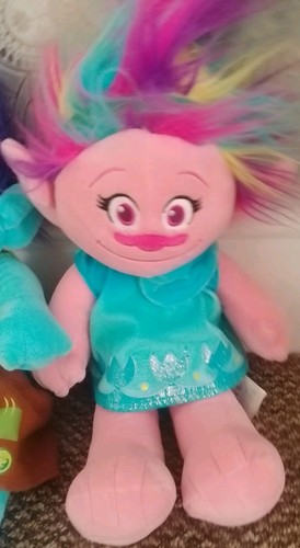 Build A Bear Branch Popppy Trolls Stuffed Plush Toy With Outfit Costume - Picture 3 of 4