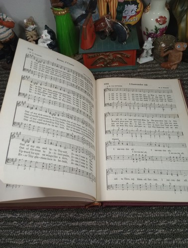 Vintage 1964 Free Will Baptist Hymn Book Red Cover - Picture 20 of 24