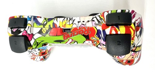 PS3 Controller With Cool Street Racing Custom Design Playstation Tested Rare - Picture 6 of 7
