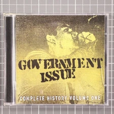 Government Issue - Complete History Volume One (CD, 2000, 2 Discs)