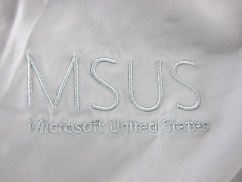 NWT Microsoft United States Cutter & Buck Grey Zip Windbreaker Eco Golf Jacket M - Picture 3 of 7