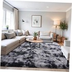 Fluffy Area Rugs 6x9 Feet, Modern Minimalist Style Shag Fuzzy Rugs, Non-Slip