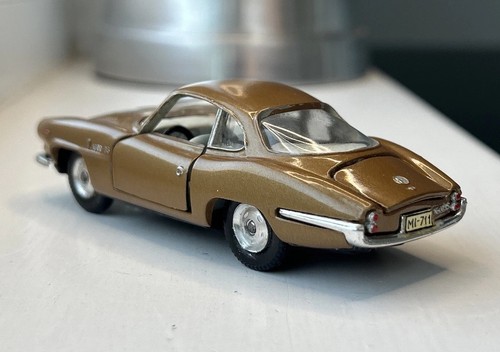 POLITOYS ALFA ROMEO GIULIA SS BRONZE GOLD 1:43 VINTAGE 1965 ITALIAN DIECAST M506 - Picture 9 of 24