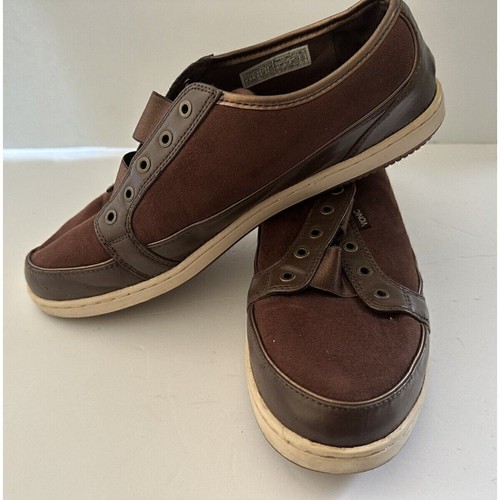 VIONIC Shoes Womens Brown Marina Size US 8 No Tie Slip On Elastic Leather - Picture 5 of 6