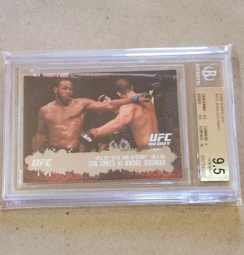 2009 Topps UFC Jon Jones RC BGS 9.5 Gem Mint Low Pop Rookie ("like" PSA 10)