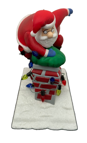 Vintage 2021 Hallmark GETTING TOO OLD FOR THIS SANTA ~ Keepsake Ornament ~Magic - Picture 6 of 11