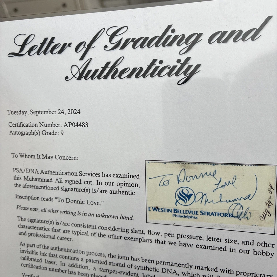 Muhammad Ali Autographed - Image 2 of 4