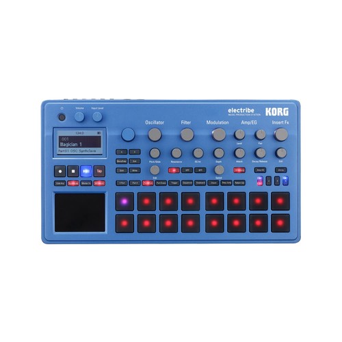 KORG Synthesizer Sequencer electribe2 BL Electribe2 Metallic Blue Perfect for da - Picture 1 of 6