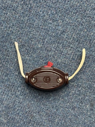 Interruptor de palanca de encendido/apagado en línea de baquelita Rodale de colección ¡probado!! - Imagen 1 de 5