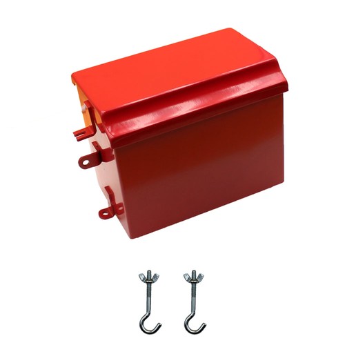 Red Battery Box Fits Case/International Harvester Replaces 51707D - Picture 3 of 10