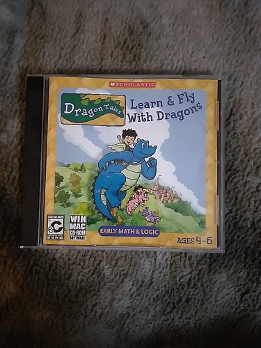 Scholastic Dragon Tales Learn & Fly With Dragons (PC CD-ROM) 2003 Ages 4-6 - Picture 1 of 4