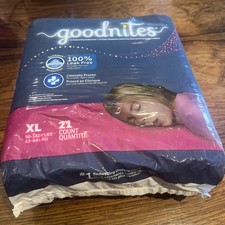 Goodnites Girls' Nighttime Bedwetting Underwear Size X L - 21 ct