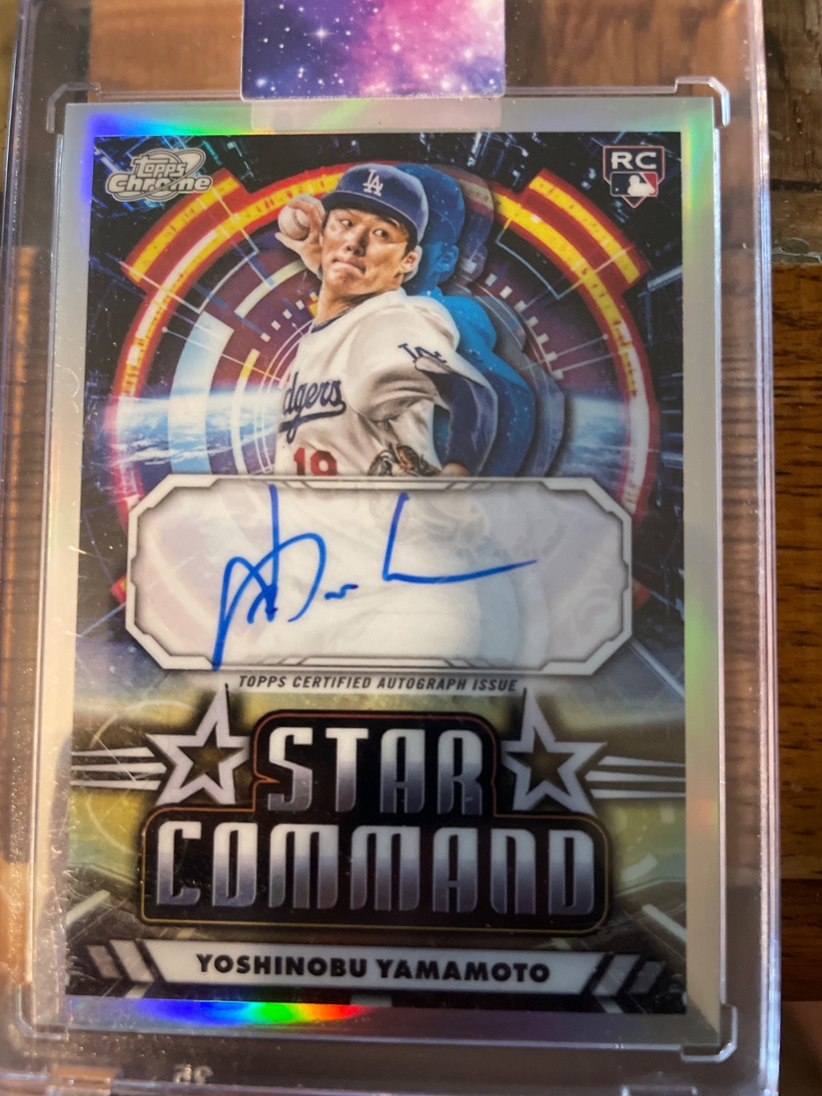2024 Topps Cosmic Chrome - Star Command Autographs Yoshinobu Yamamoto #SCA-YY...