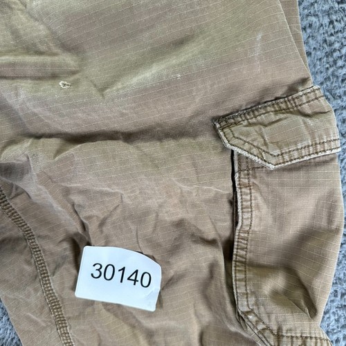 Short Carhartt Cargo homme taille 38 kaki coton ripstop vêtement de travail toile - Photo 10/10