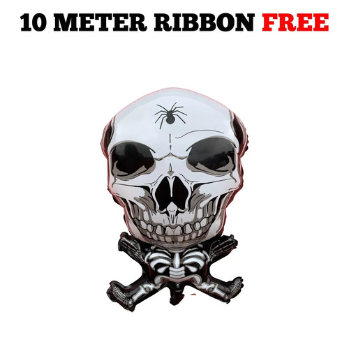 Happy Halloween Foil Balloons Banner Ghost Skull Bat Helium Party Decoration UK - Picture 4 of 15