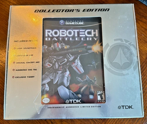 Robotech: Battlecry Collector’s Edition Nintendo GameCube Factory Sealed